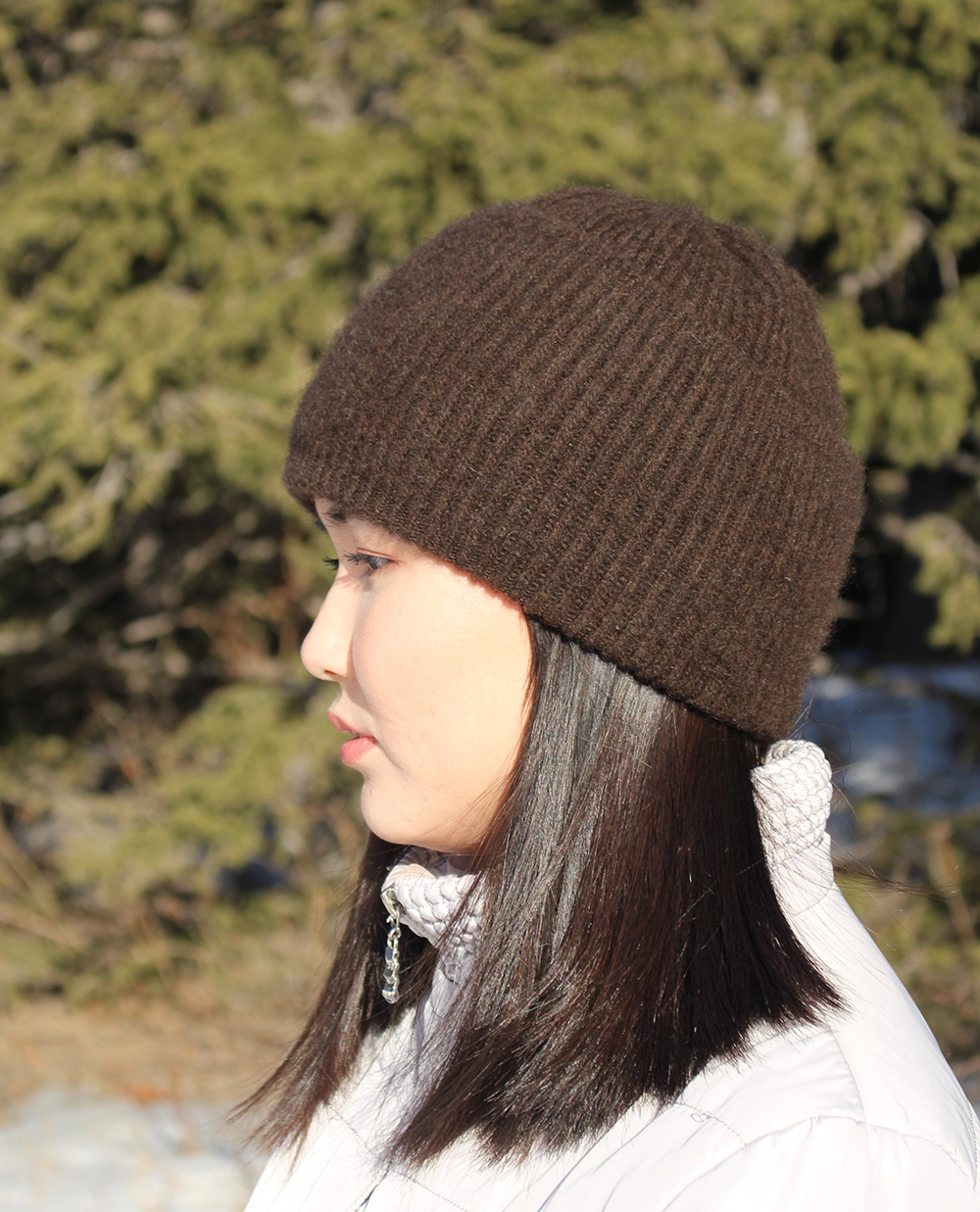 winter hat, cold weather wool hat, wool beanie for women