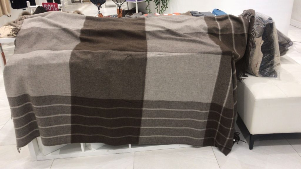 yak wool throw blanket