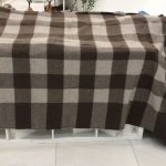 yak wool throw  blanket (checkered) 200x150cm