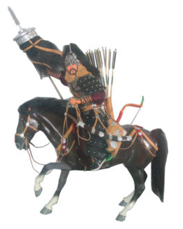 Mongolian tuft of warrior